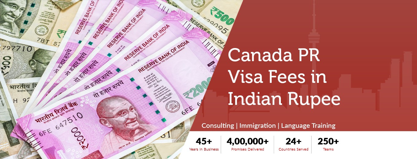 Canada PR Visa Fees in Indian Rupee